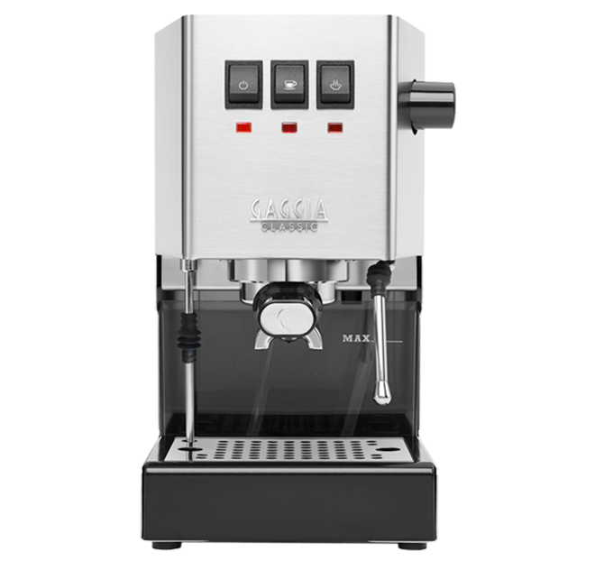 Gaggia Classic E24 RI9481 in brushed stainless steel